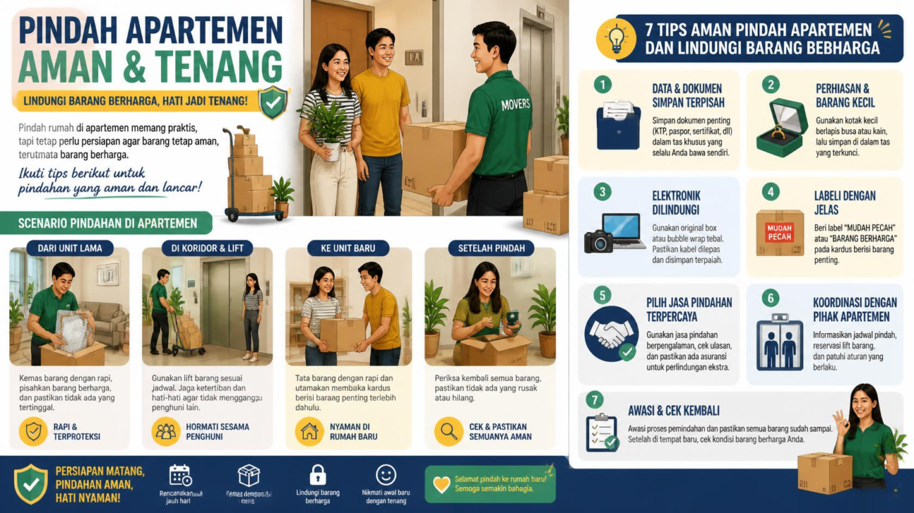 Cara Melindungi Barang Berharga Saat Pindah Apartemen