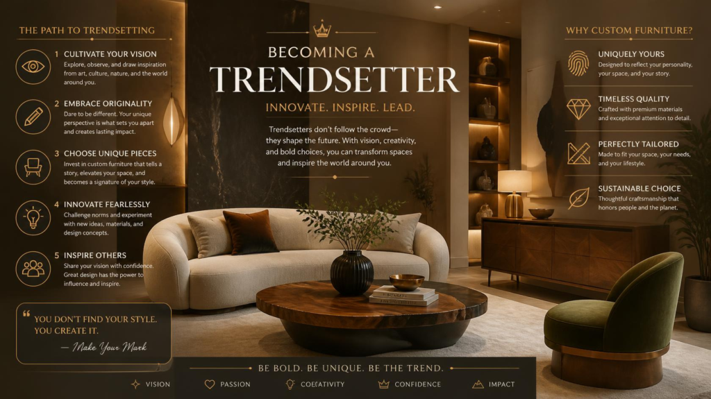 Pengikut atau Pembuat Tren Pilih Jasa Pembuatan Custom Furniture Sekarang!
