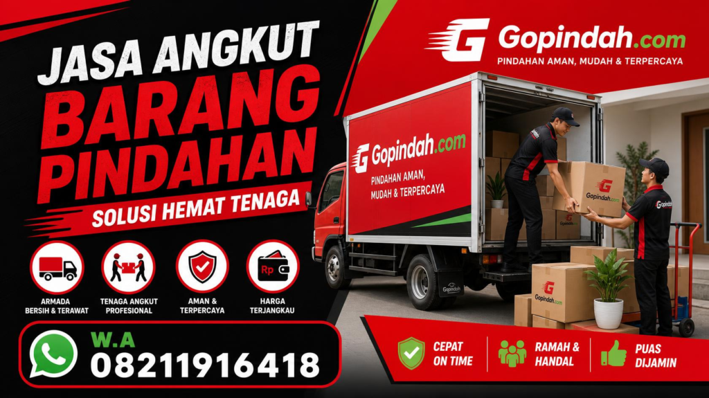 Jasa Angkut Barang Pindahan Solusi Hemat Tenaga W.A 08211916418